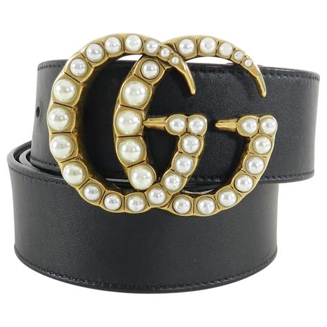 gucci pearl belt fake|large gucci pearl belt.